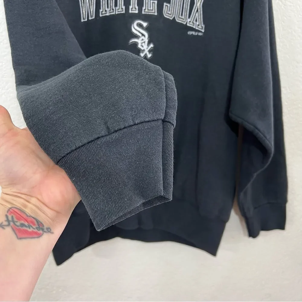 Vintage 90’s Chicago White Sox Black Sweatshirt Baseball MLB Unisex Size M